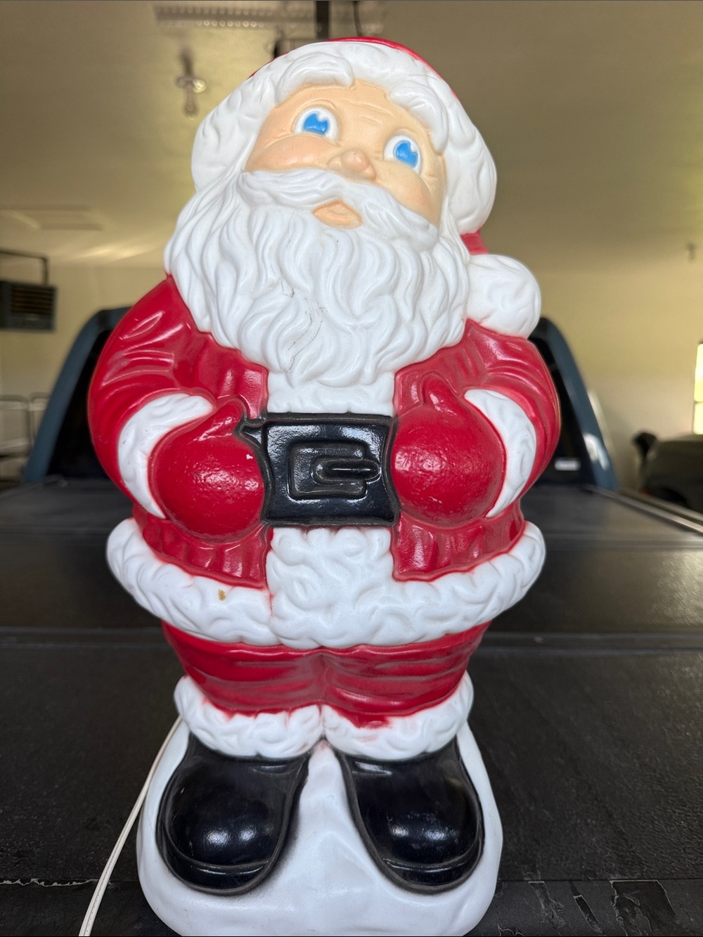 Grand Venture 90s Classic Red Santa Blowmold with Black Boots